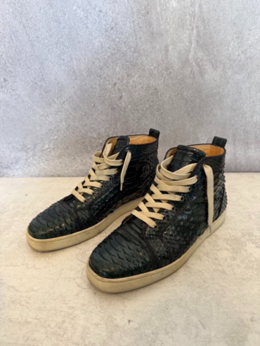 LOUBOUTIN Louis Flat Python Crystal - Picture 2 of 8